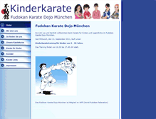 Tablet Screenshot of fudokan-muenchen.de